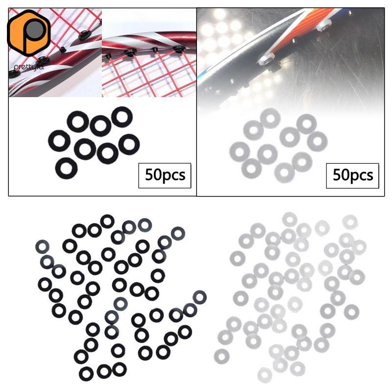 Prettyia ไม้แบดมินตัน Racquet Grommets ตาไก่ไนลอนทนทานอุปกรณ์เสริม Universal String Protectors สําหรับฝึกซ้อมกีฬา — صورة 7
