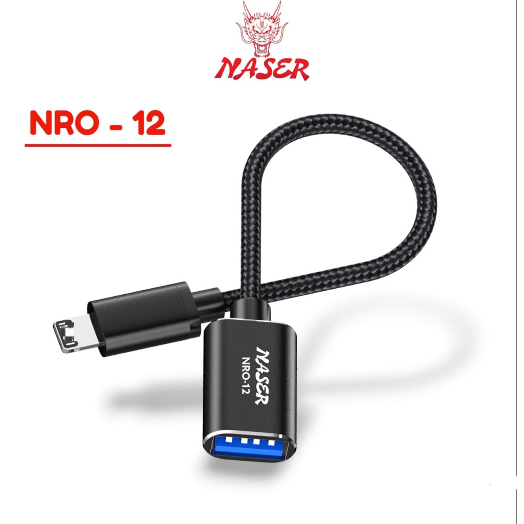 NASER สาย USB เป็น LIGHTNING OTG NRO-12 / OTG Lightning เป็นอะแดปเตอร์แปลง USB 3.0 ถึง Lightning
