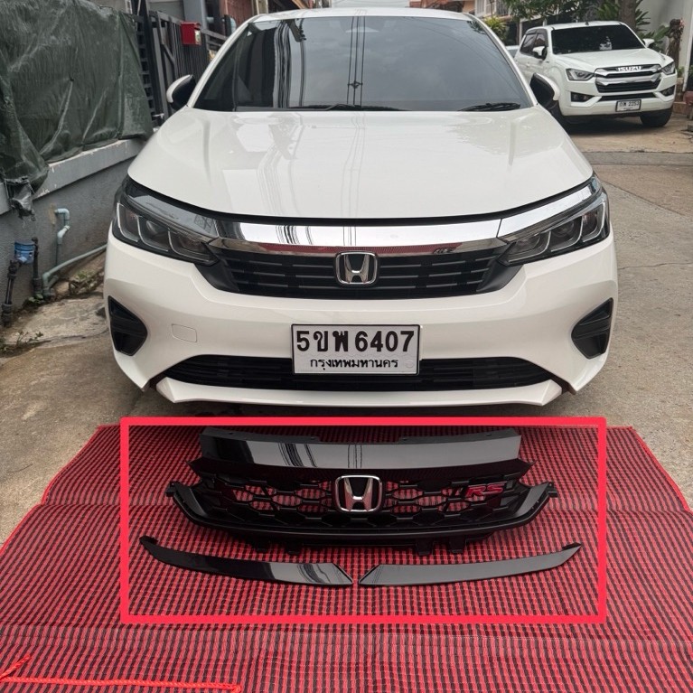 กระจังหน้าพร้อมคิ้วไฟ City MC RS 2023-2025 รุ่น 4 ประตูเท่านั้น