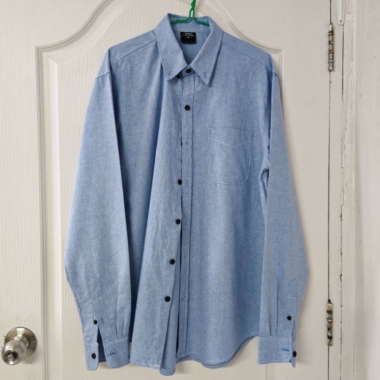 เสื้อ Shirt Locker สีฟ้า ขนาด XL