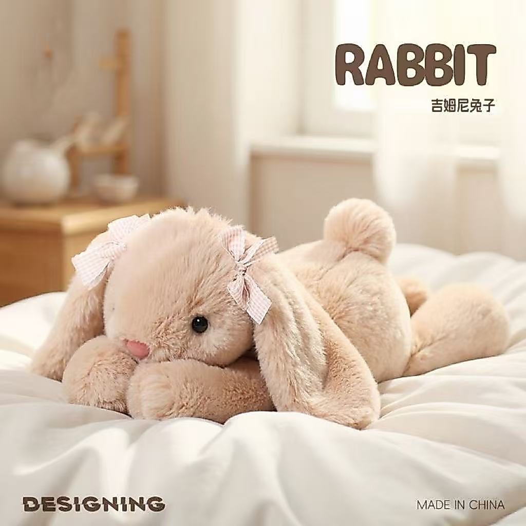 Jimny Lop-Eared กระต่ายตุ๊กตาตุ๊กตากระต่ายน่ารักตุ๊กตาเด็ก Soothing หมอนนอนของขวัญวันเกิด