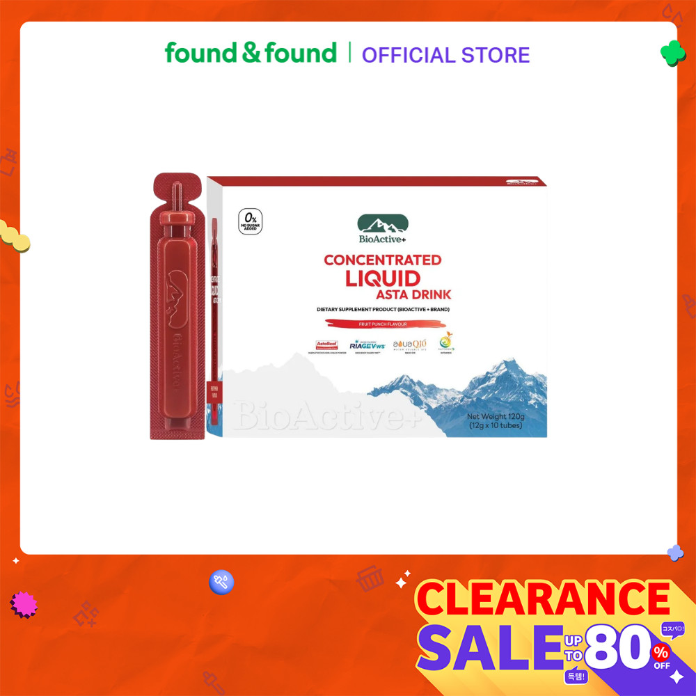 [EXP 2027-08-20] Bioactive Concentrated Liquid Asta 12gx10Tubes ไบโอแอคทีฟ แอสต้าเข้มข้น