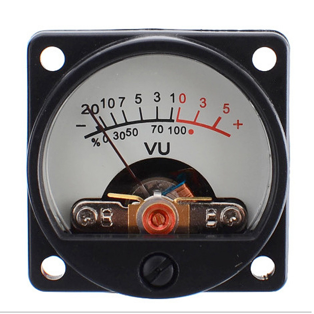 6V-12V แผง VU Meter Warm Back Light Recording 500UA เครื่องวัดระดับเสียง Amp Meter