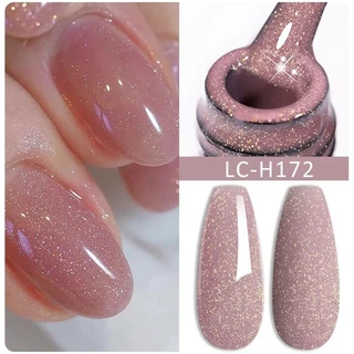 LILYCUTE 7ml Glitter เล็บเจลเลื่อมเจลกึ่งถาวร UV เจล Polish Soak Off UV LED เล็บเจลเคลือบเงาสําหรับเล็บอุปกรณ์