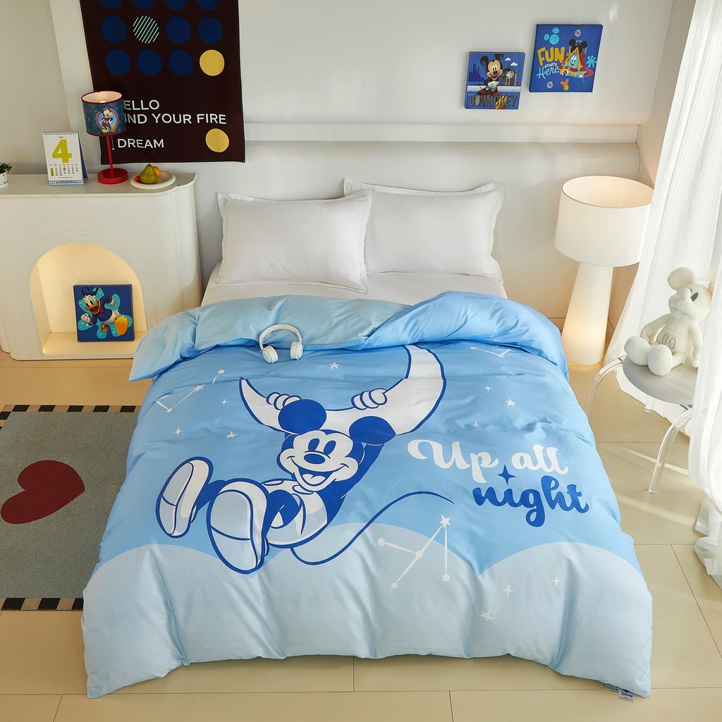 Disney Disney Mickey Pure Cotton Quilt Cover Single Piece 150 x 200 x 230 Quilt Cover Single Double 