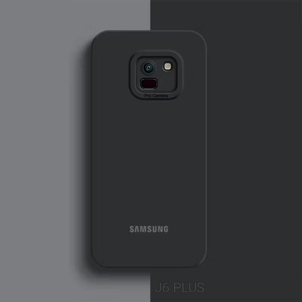 SOFT CASE PRO SAMSUNG J6 PLUS / A6 PLUS / J8 2018 / J4 PLUS SILICON CASE BLACK DOVE
