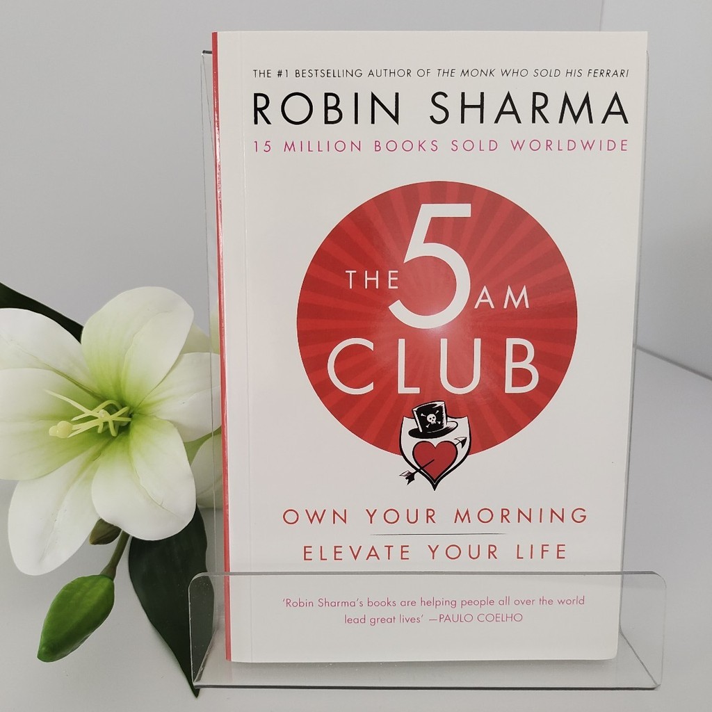 Ready Stock Quick Shipment ขายดี ROBINSHARMATHE5AMCLUB Five Oclock Club Control Your Morning Life268