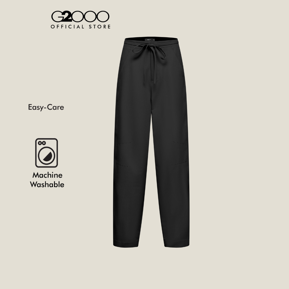 G2000 กางเกงขายาวสำหรับผู้หญิง Barrel Leg รุ่น 5626507099 BLACK