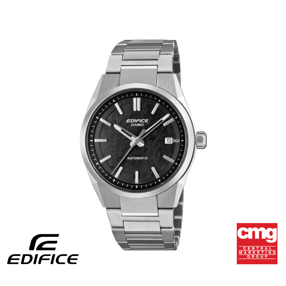 CASIO นาฬิกาข้อมือผู้ชาย EDIFICE รุ่น EFK-110D-1ADR สายสเตนเลส สีดำ
