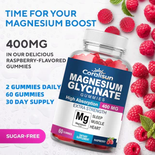 Magnesium Glycinate Gummies ปรับปรุงคุณภาพการนอนหลับ บรรเทาความวิตกกังวลและความเครียด