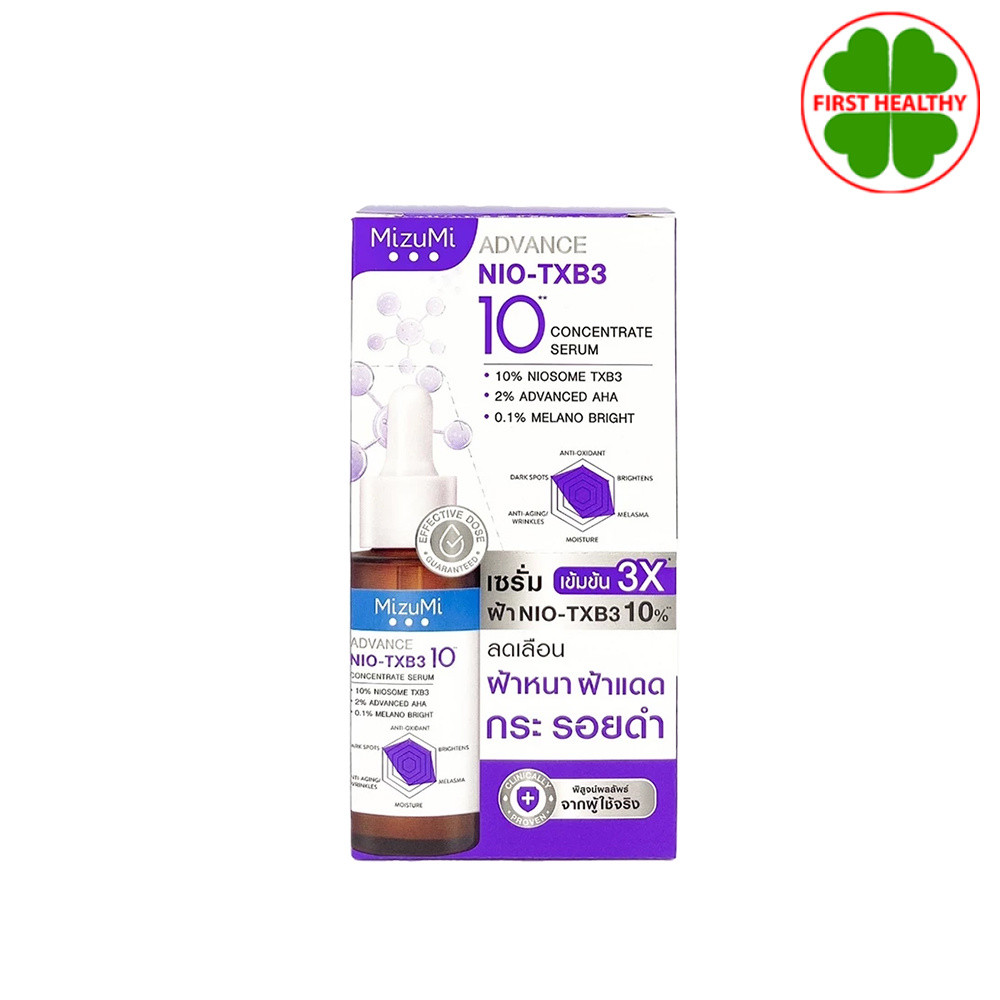 MizuMi Advance Nio-TXB3 Serum " ชนิดกล่อง " เซรั่มฝ้า (1 กล่อง 6 ซอง)