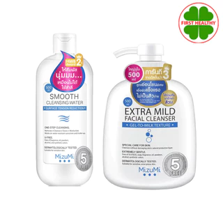 MizuMi Extra Mild Facial Cleanse / MizuMi Smooth Cleansing Water ( ขนาด 500 ml )