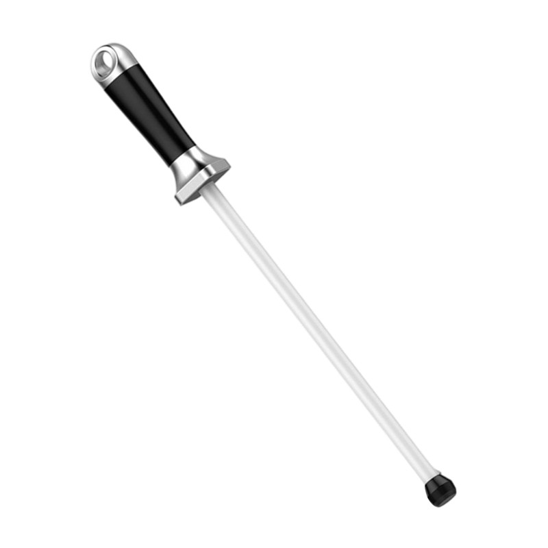 R * อเนกประสงค์เซรามิค Honing Rod 12 นิ้วยาวใบมีดเซรามิค Sharpener Honing Rod สําหรับ Professional C