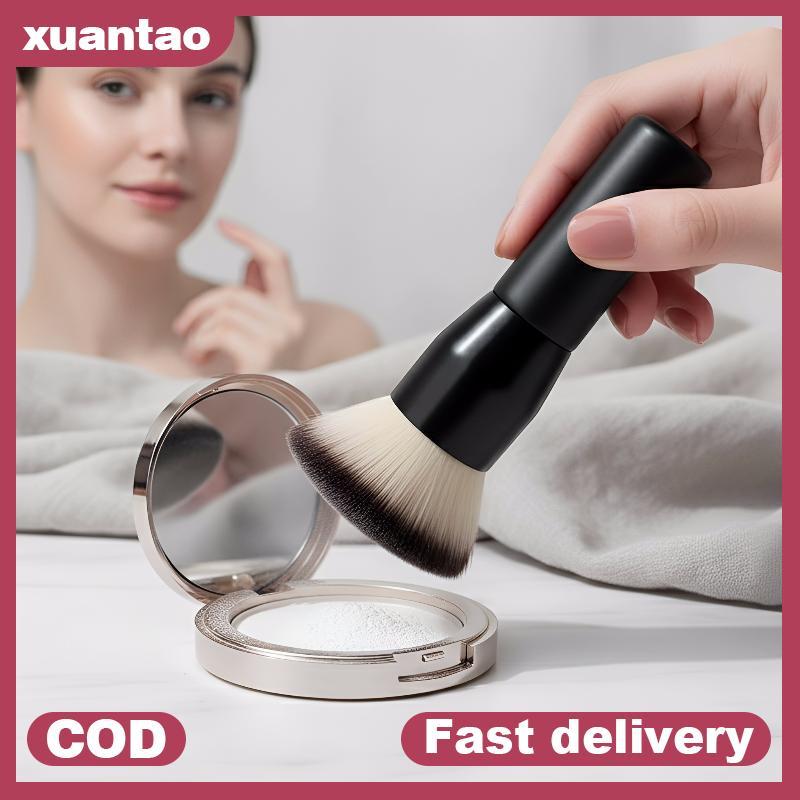 Xuantao Women Foundation คอนซีลเลอร์ Powder Contour แปรงแต่งหน้าขนแปรงนุ่มหนาแน่นสําหรับการใช้งานใบห