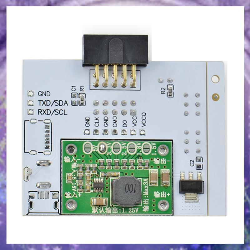 RT809H อะแดปเตอร์โปรแกรมเมอร์ EMMC ISP สําหรับคลิปทดสอบการเขียนอย่างรวดเร็วอ่านความเร็วเครื่องคิดเลข