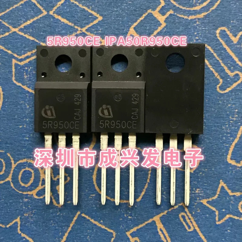 10PCS IPA50R950CE 5R950CE TO-220F 5.5A 600V MOSFET MOS IGBT ใหม่ทรานซิสเตอร์เดิมคุณภาพสูง