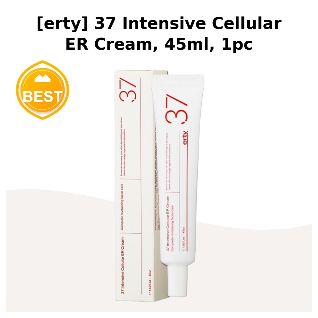 [erty] 37 Intensive Cellular ER Cream, 45ml, 1 ชิ้น / ครีมบํารุงผิวหน้าเกาหลี / อินเทนซีฟ รีแพร์