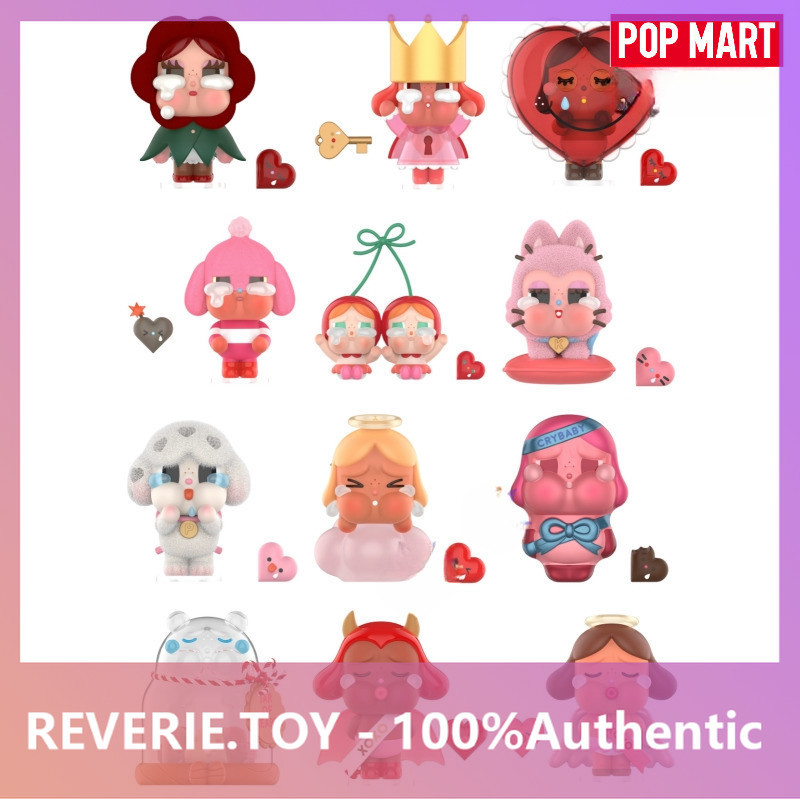 P POPMART CRYBABY God of Eros Series Mystery Box ของขวัญของเล่นอินเทรนด์
