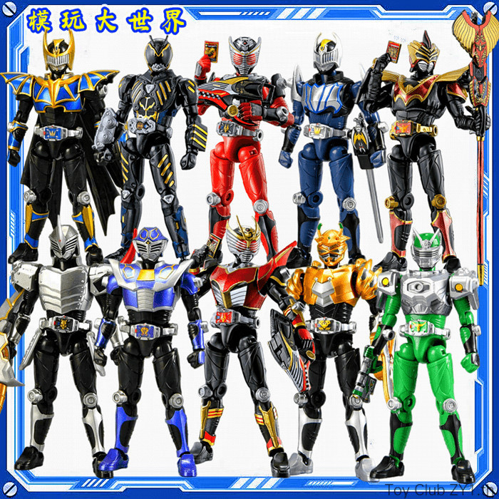 Bandai Kamen Rider Dragon Rider Night Rider Iron Soldier Sharp Blade King Snake Odin Candy Toy Moving 123 กล่องไข่รูปของขวัญวันเกิด
