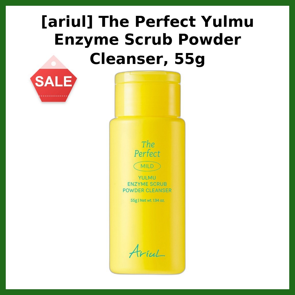 [ariul] The Perfect Yulmu Enzyme Scrub Powder Cleanser, 55g / Korean Enzyme Scrub / Powder Cleanser 