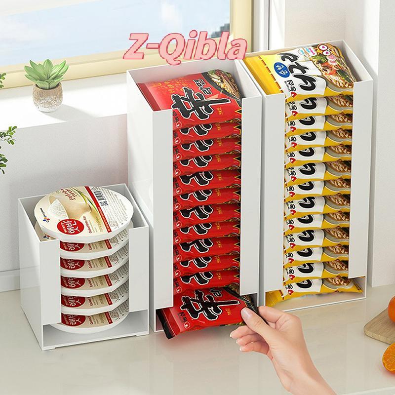 [Z-Qibla-t] Korea Ramen Storage Box Kitchen Instant Noodle Cup Tissue Storage Bins Facial Mask Storage Box Multi-function Tabletop Organizer