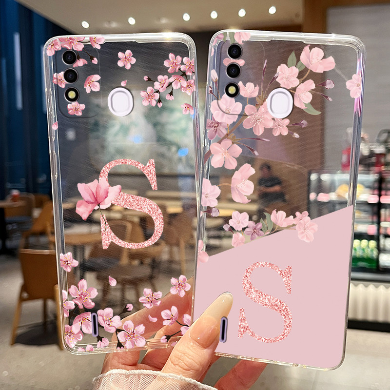 เคสโทรศัพท์สําหรับ ITEL P37 P37 Pro Vision 2 Plus 2S กรณี P651L P681L Pretty Letter โปร่งใส Slim Sof