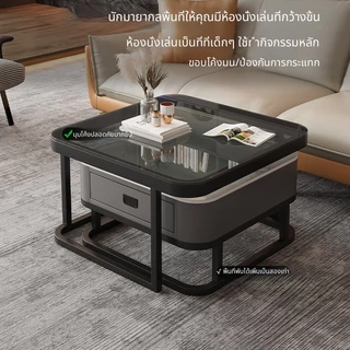พร้อมส่ง🌟โต๊ะรับแขก โต๊ะกลางโซฟา โต๊ะกาแฟ สไตล์โมเดิร์น ติดตั้งง่าย ลายหินอ่อน รับเเขกสไตล์หรูหรา