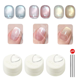 [ANNIES] Holy Light Cats Eye Nail Polish กาวซาตินสีขาวลูกปัดแก้วน้ําเดือดพิเศษสําหรับเล็บตาแมว