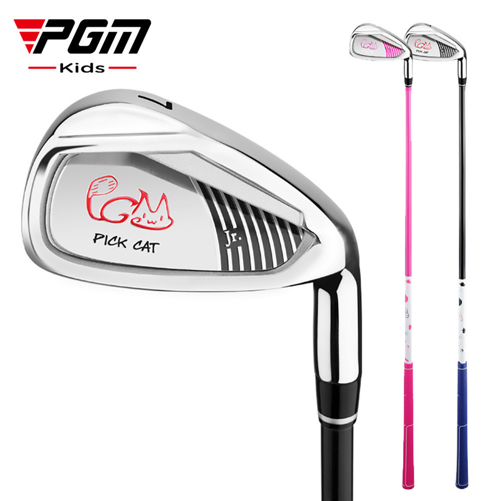 PGM GOLF Golf 7 Iron JRTiG007 | เพลาคาร์บอนสีดําสีแดงเพลาเหล็กจูเนียร์