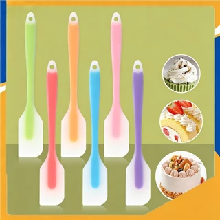 LoomLab ไม้พายซิลิโคน ใส ไร้รอยต่อ มี7สี พายยางซิลิโคน ไม้พาย ไม้พายทำขนม ทัพพี อุปกรณ์เบเกอรี่ ทนร้อน