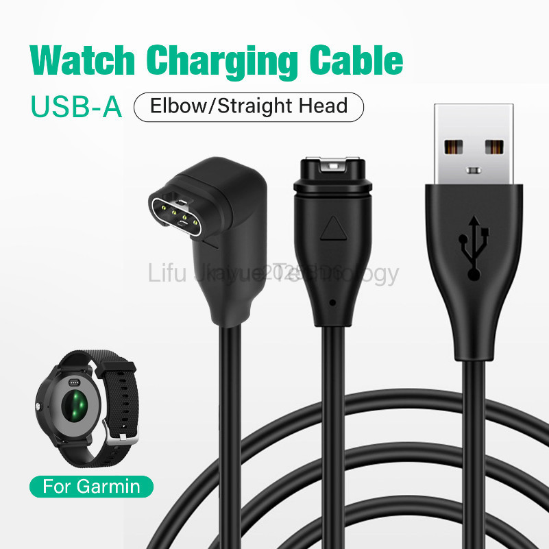 LIKAIYUE ใหม่สําหรับ Garmin Fenix 7 7S 7X 6 6S 6X 5 5X 5S Vivoactive 3 Forerunner 945 935 245 Instinct 2 USB สายชาร์จข้อมูลสายไฟ Charger
