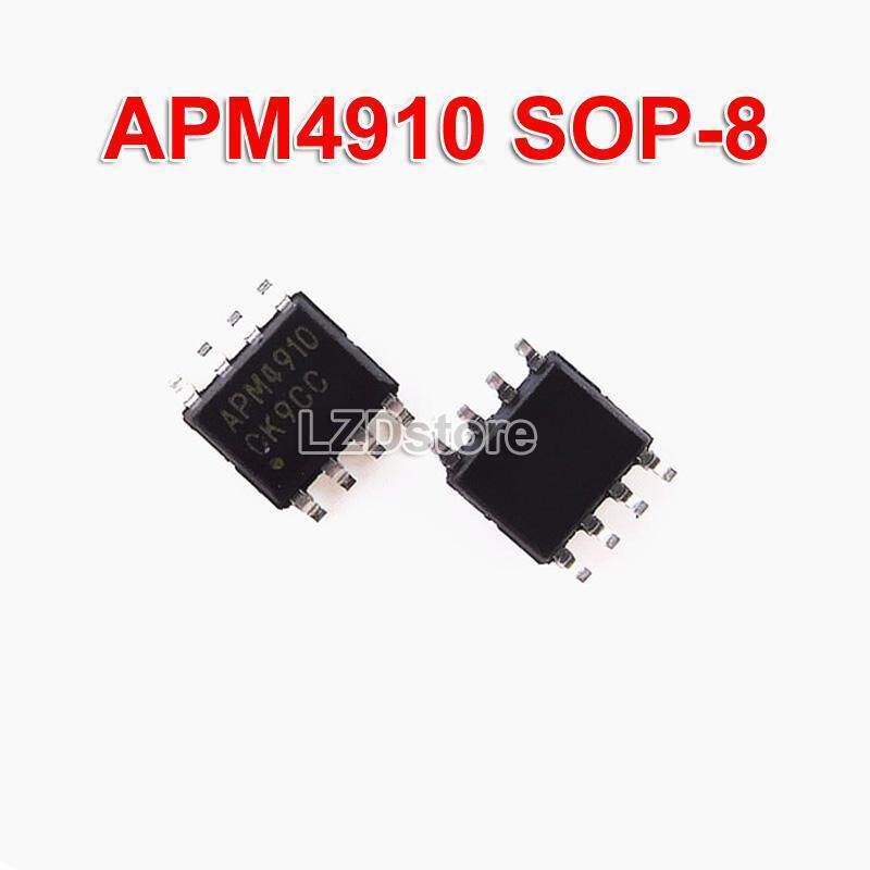 10pcs APM4910 APM 4910 SOP-8 APM4910KC-TRL APM4910KC APM4910K SOP8 IC ใหม่