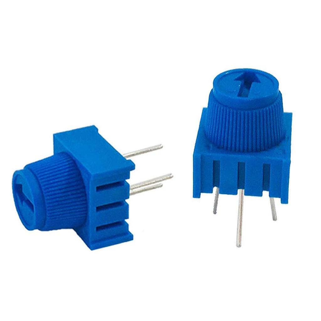 2 ชิ้น Potentiometer Trimpot 386MP Variable Resistor Preset 1K 10K 50K 100K Ohm ปรับ