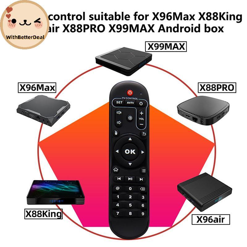 BETTER X96 MAX รีโมทคอนโทรลสําหรับ X96MAX X96Air X88King X88PRO Aidroid ชุดกล่องด้านบน media player 