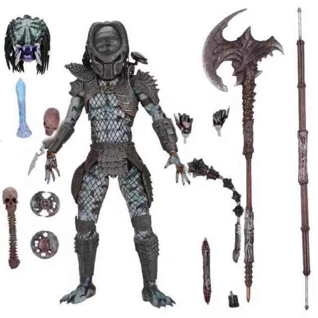 NECA Predator 2 Warrior 30th Anniversary P2 Predator 23cm Joint Action Figure รูป