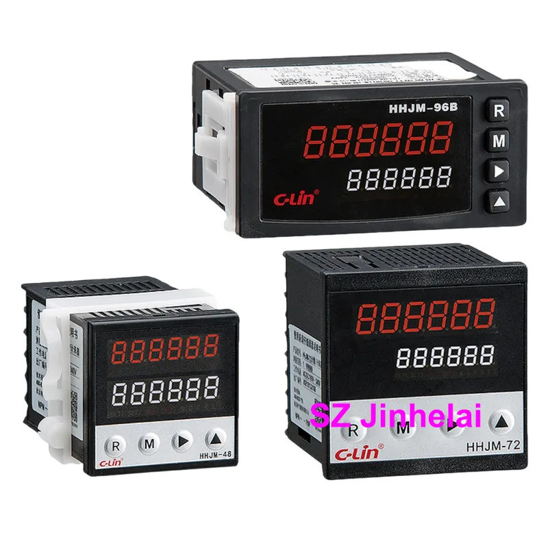 ของแท้ C-Lin Reversible Counters นับรีเลย์ HHJM-48 HHJM-72 HHJM-72K HHJM-72F AC380V AC240V DC24V