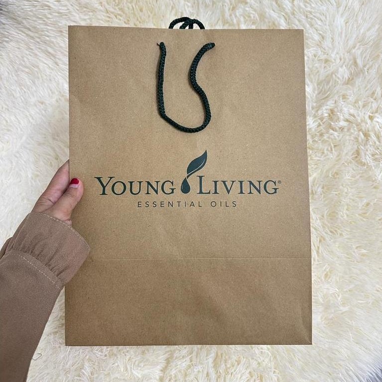 Young Living YL ถุงกระดาษ Doorgift กระเป๋างานแต่งงานกระเป๋าช้อปปิ้งกระเป๋ากระเป๋า Goodies Kahwin Beg