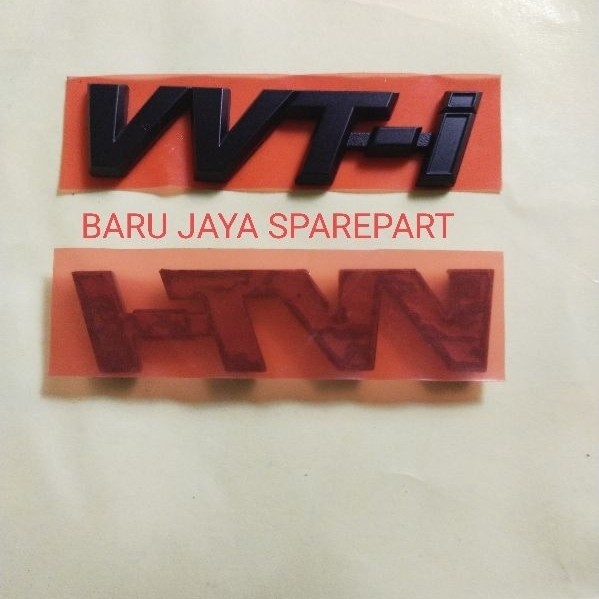 สัญลักษณ์การเขียน VVT-I สีดําด้านเดิม