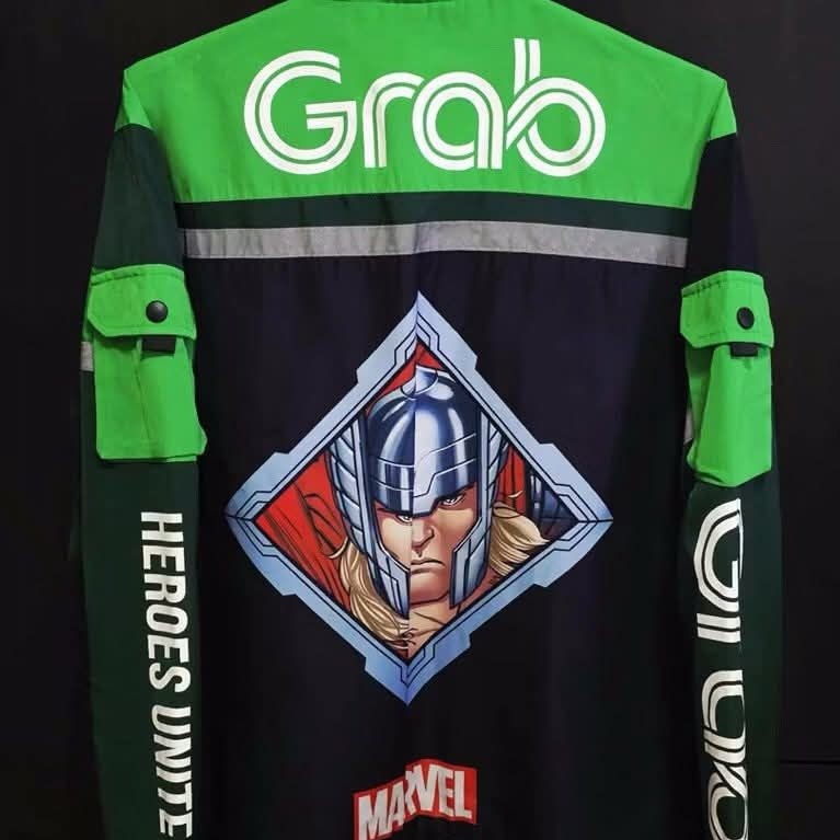 เสื้อGrab limited (Mavel)
