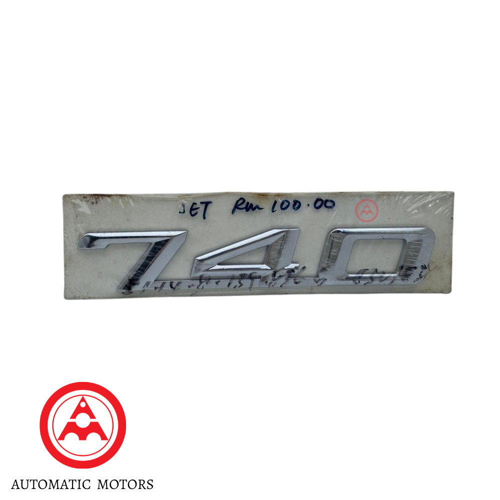 บูท BMW " 740 " โลโก้ E32 E38-740