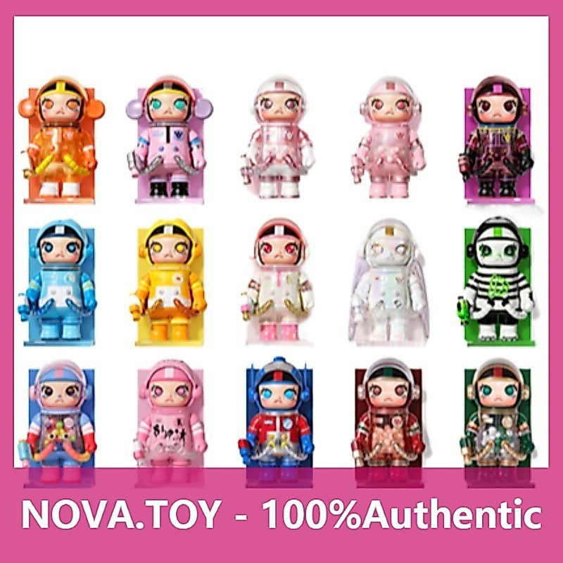 POPMART POPMART MEGA MOLLY การตกแต่งกล่องลึกลับครบรอบ 100% v4 Series