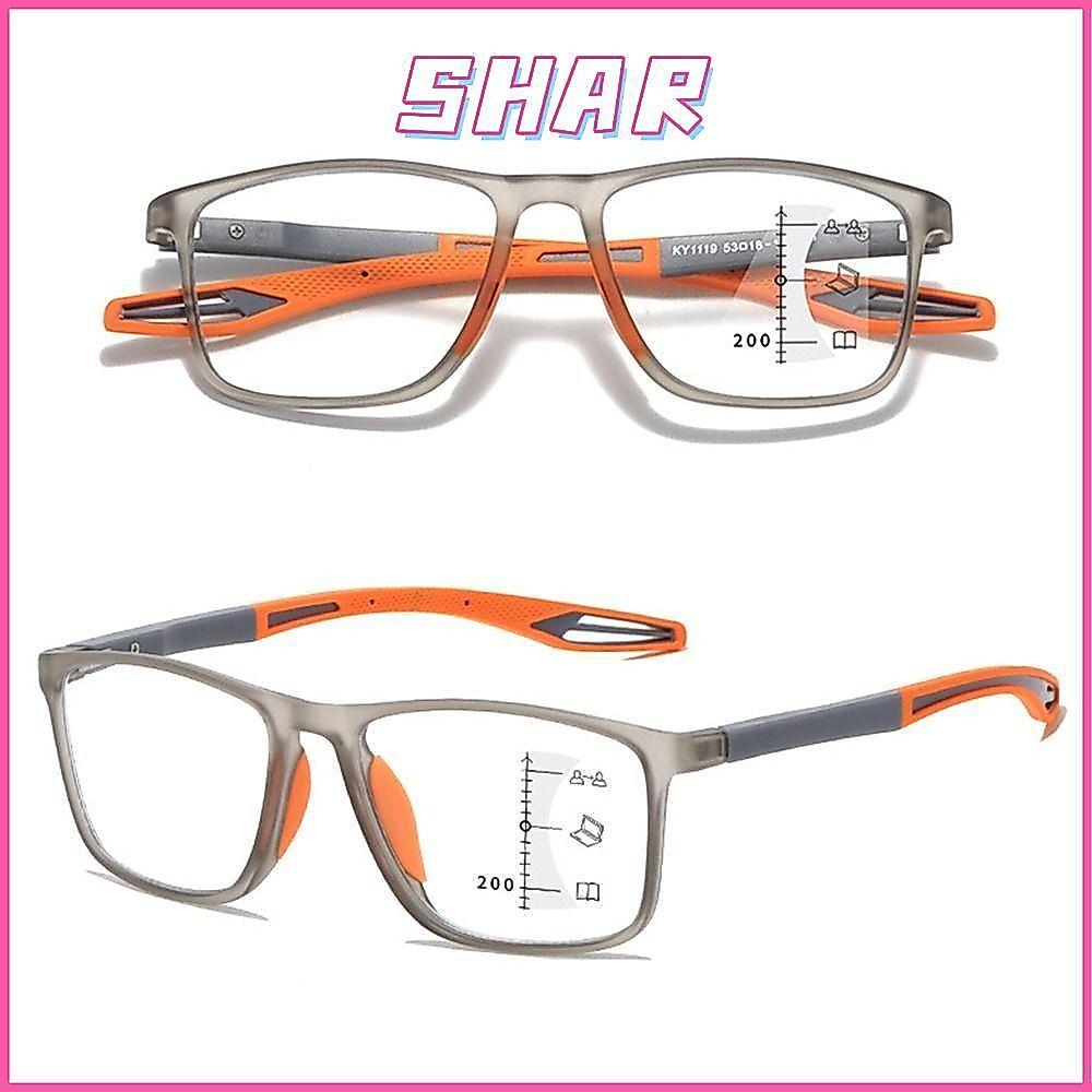 SHAR แว่นตาแสงอัลตร้าสํานักงานกรอบป้องกันดวงตาแว่นตาสายตายาวตามอายุแบบเรียบง่าย