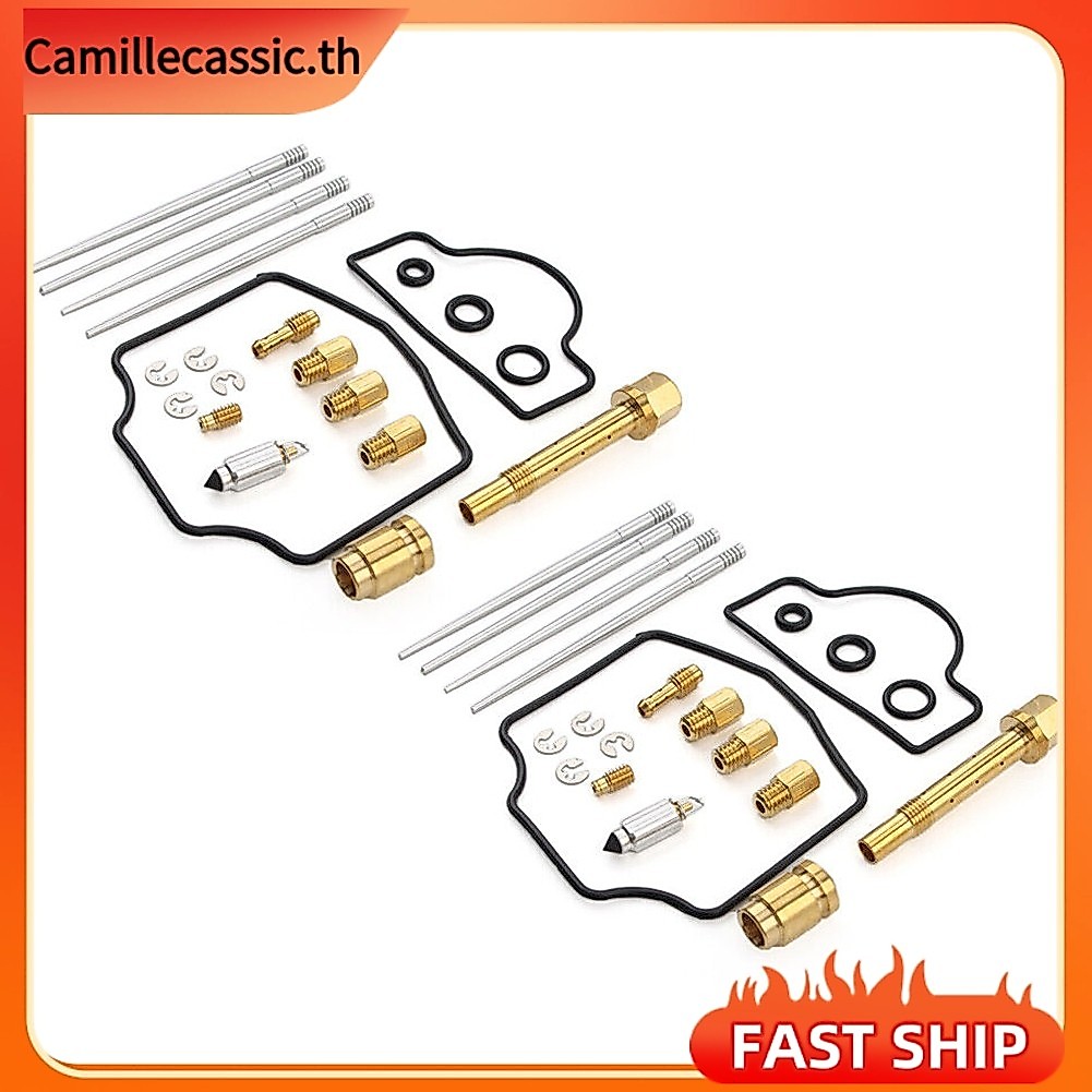 [CAMILLES]2x คาร์บูเรเตอร์ Rebuild Kit สําหรับ Suzuki RGV250 Gamma VJ21 1988-1991 VJ22 1991-1996