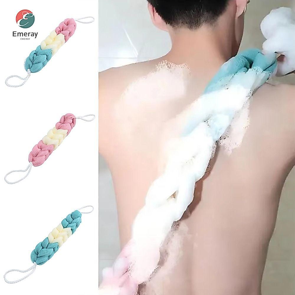 EMERAY ฟองน้ําอาบน้ํา, บล็อกสี Foaming , โคลนตาข่ายเรียบง่ายถูฟองน้ําอาบน้ําตาข่ายขัดผิวนุ่มใช้อาบน้ํา