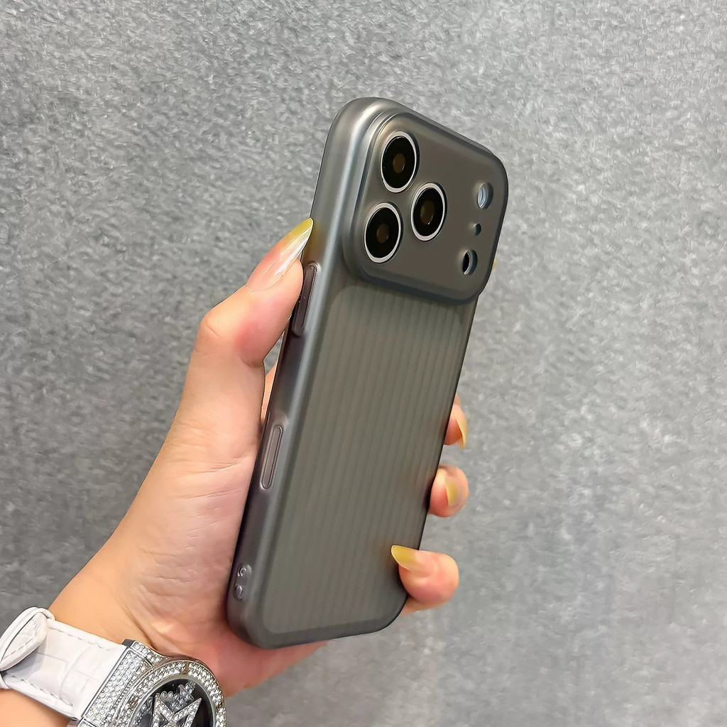 หรูหรา Matte รูปแบบลูกฟูกโปร่งใสเคสโทรศัพท์สําหรับ iPhone 11 12 13 14 Plus 15 16 17 Pro Max Air กันกระแทกกันชนกลับกรณีฝาครอบ