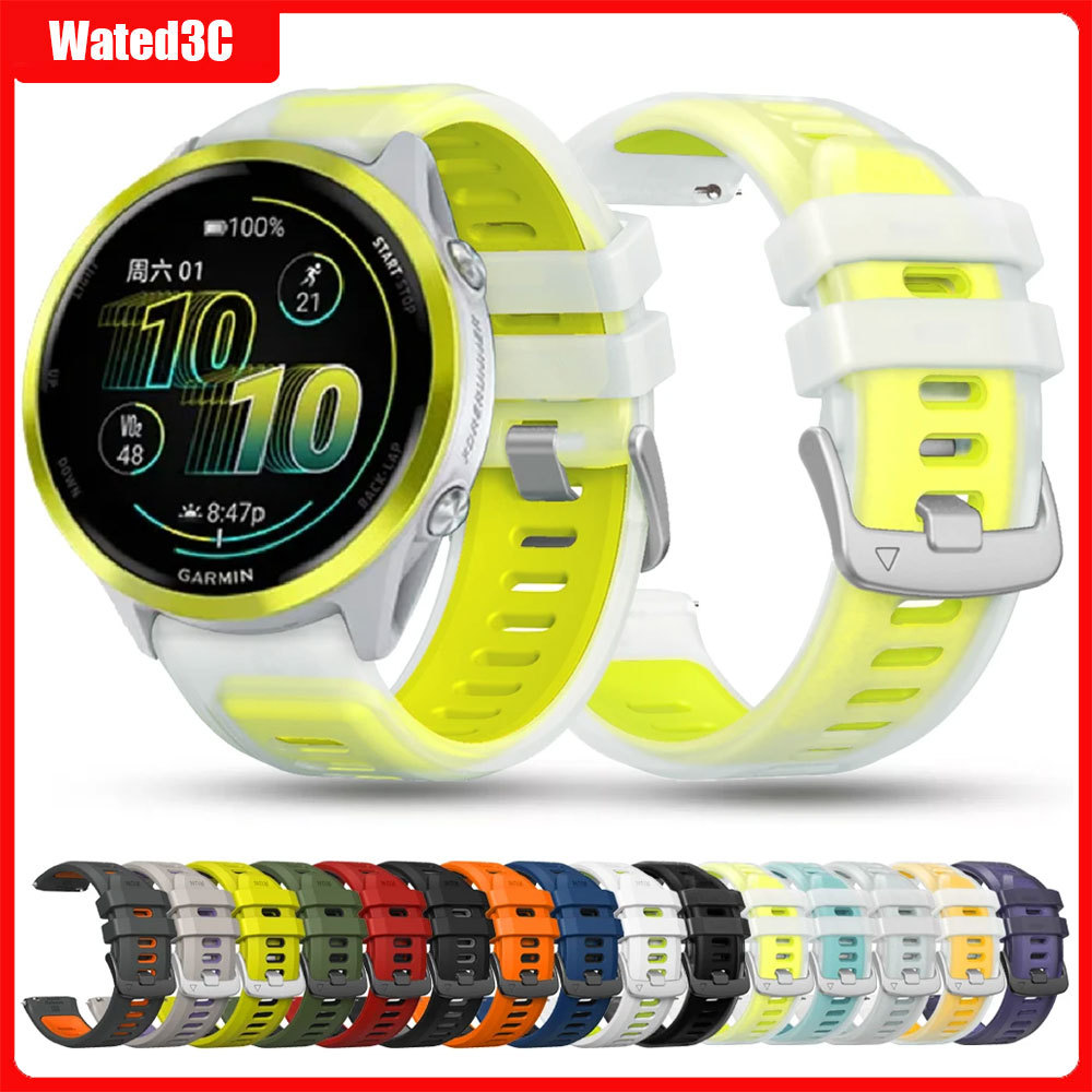 สําหรับผู้เบิกทาง Garmin 965 955 970 255 265 745 สายซิลิโคนโปร่งแสงสําหรับ Garmin Venu 3/2 vivoactive 4