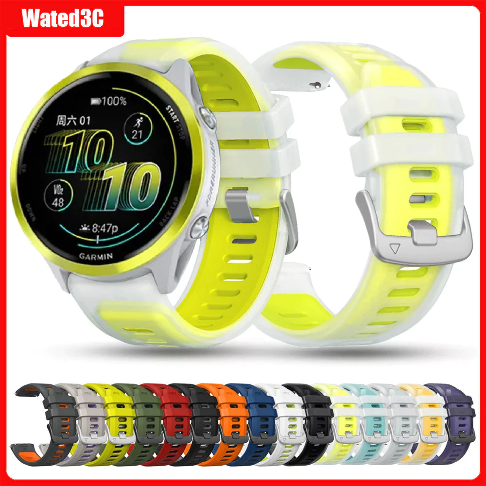 สําหรับผู้เบิกทาง Garmin 965 955 970 255 265 745 สายซิลิโคนโปร่งแสงสําหรับ Garmin Venu 3/2 vivoactive 4