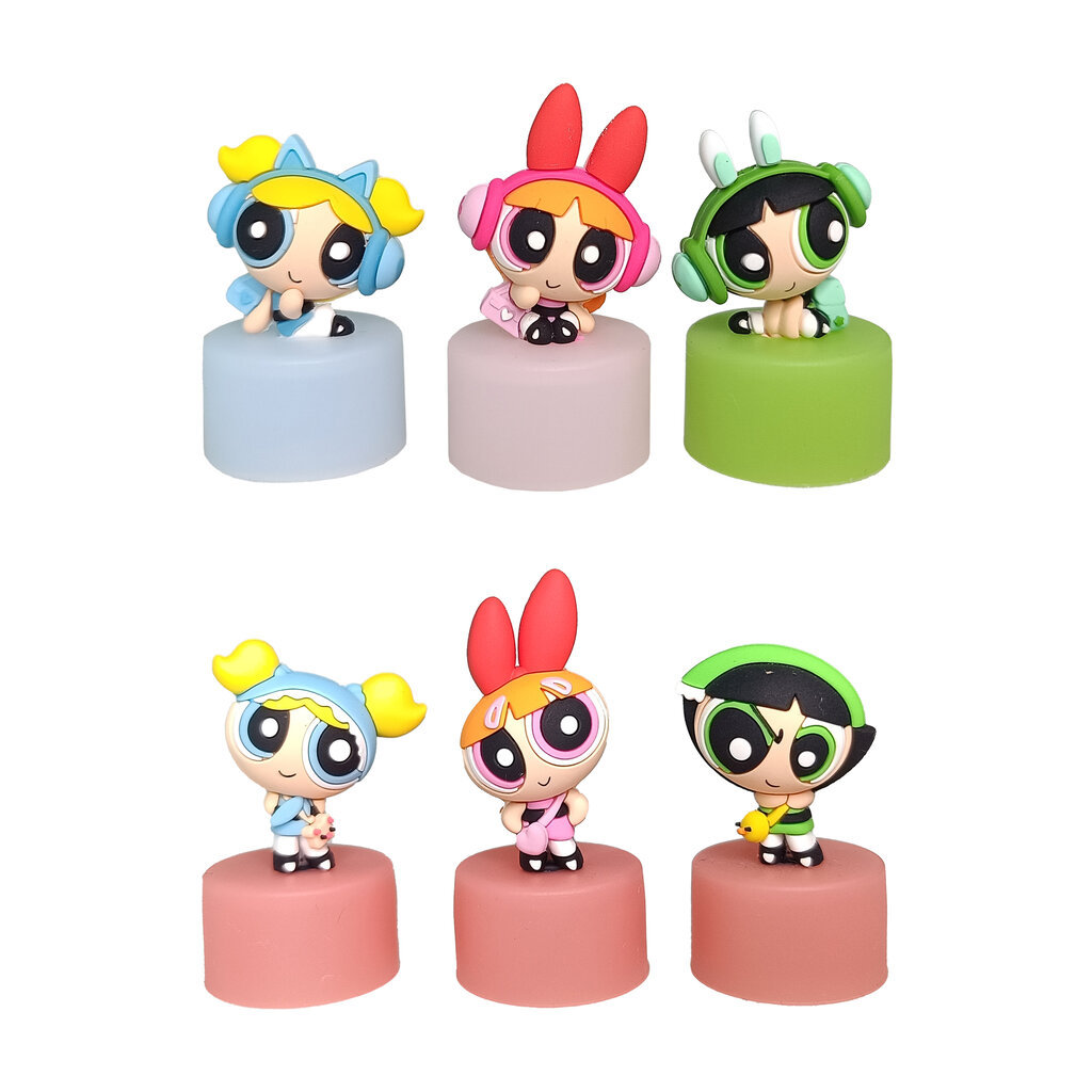 Gachapon Charmiss The Powerpuff Girls Bean Mini กาชาปองเดอะพาวเวอร์พัฟฟ์เกิลส์ กล่องสุ่มลิปติก การ์ตูนขนาดเล็ก