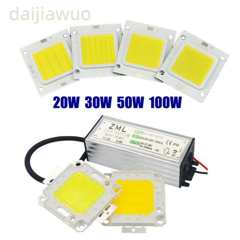 DAIJI LED COB Chip/วอร์มไวท์สําหรับโคมไฟหลอดไฟน้ําท่วม 10W 20W 30W 50W 70W 100W