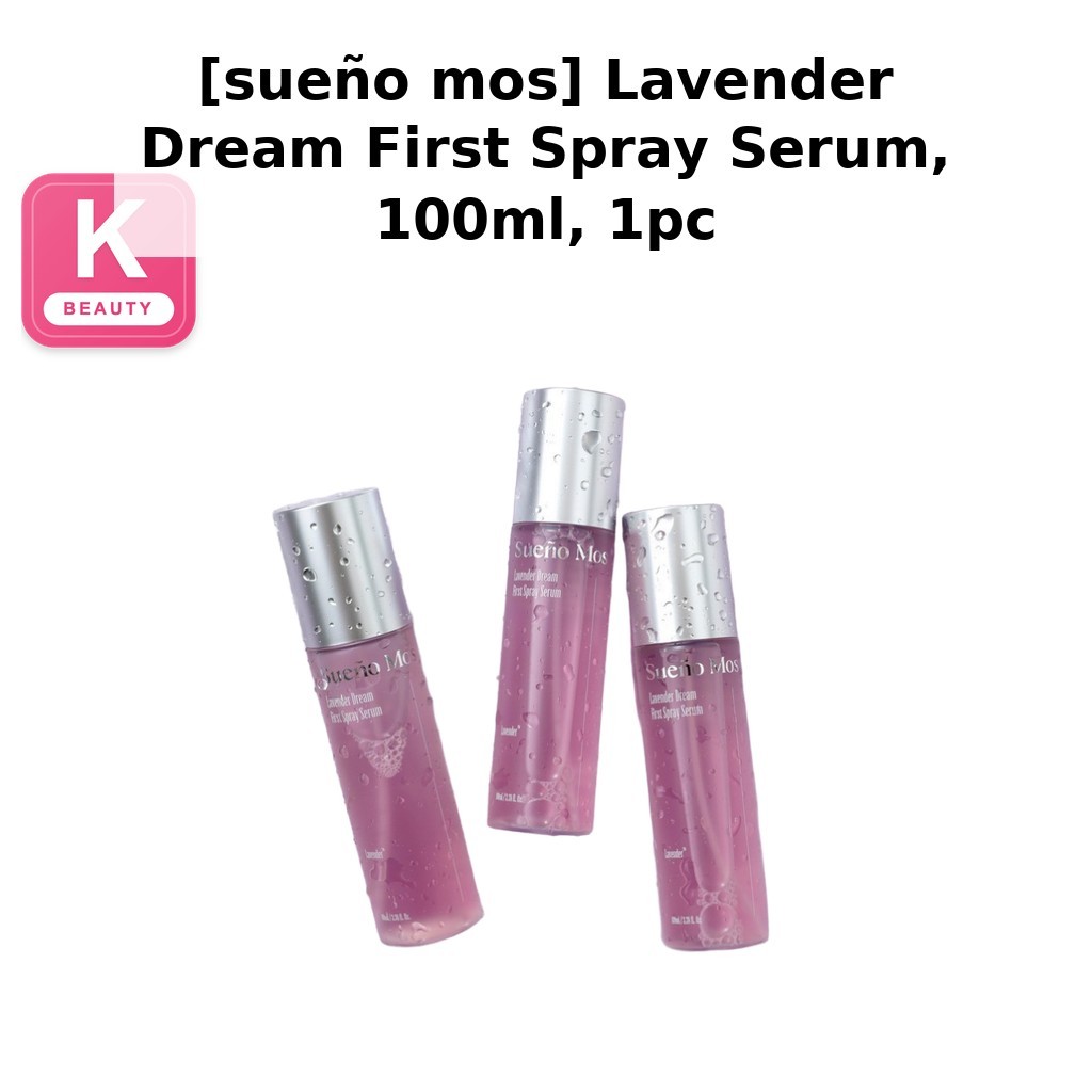 [Sueñomos] Lavender Dream First Spray Serum Mist, 100ml, 1 ชิ้น / Hydrating Lavender Facial Mist